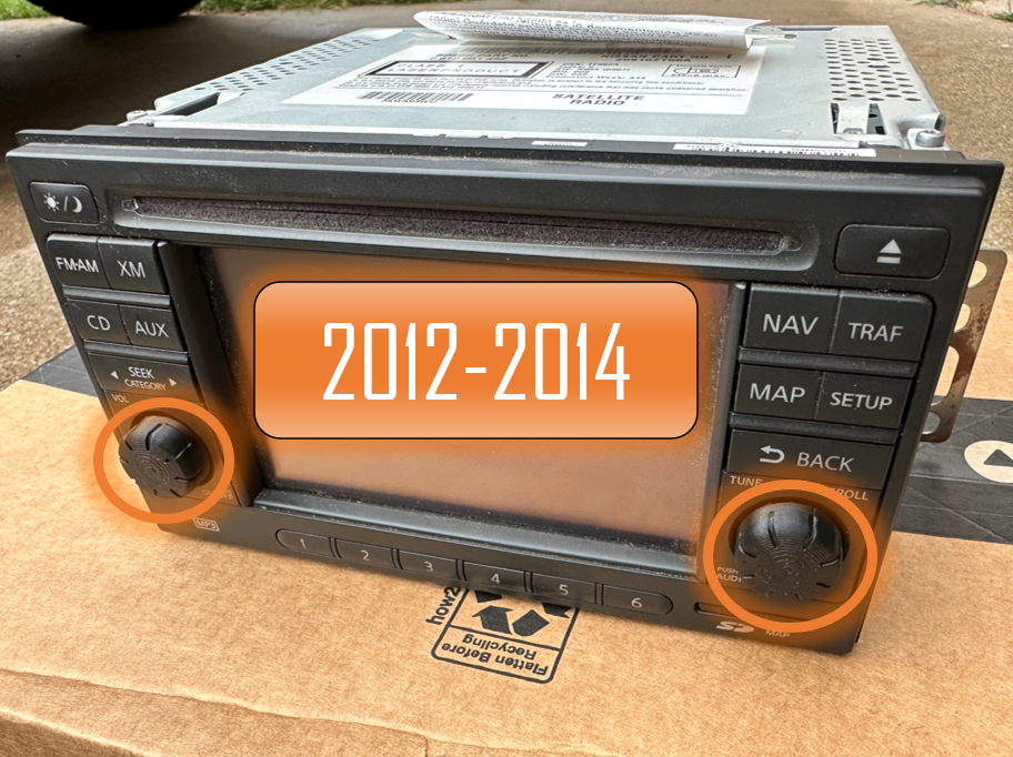 Nissan Radio Knobs (Pair)