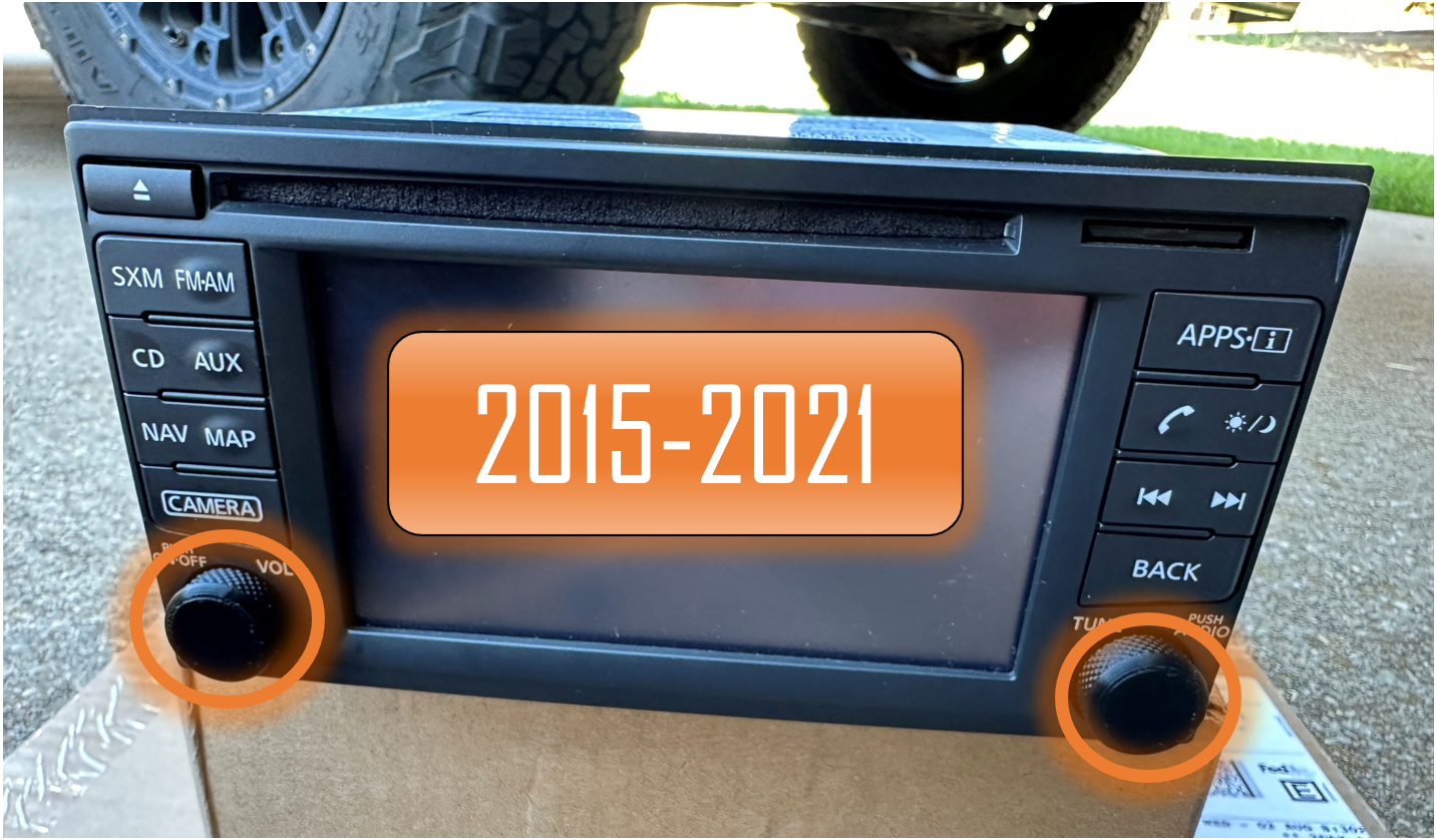 Nissan Radio Knobs (Pair)