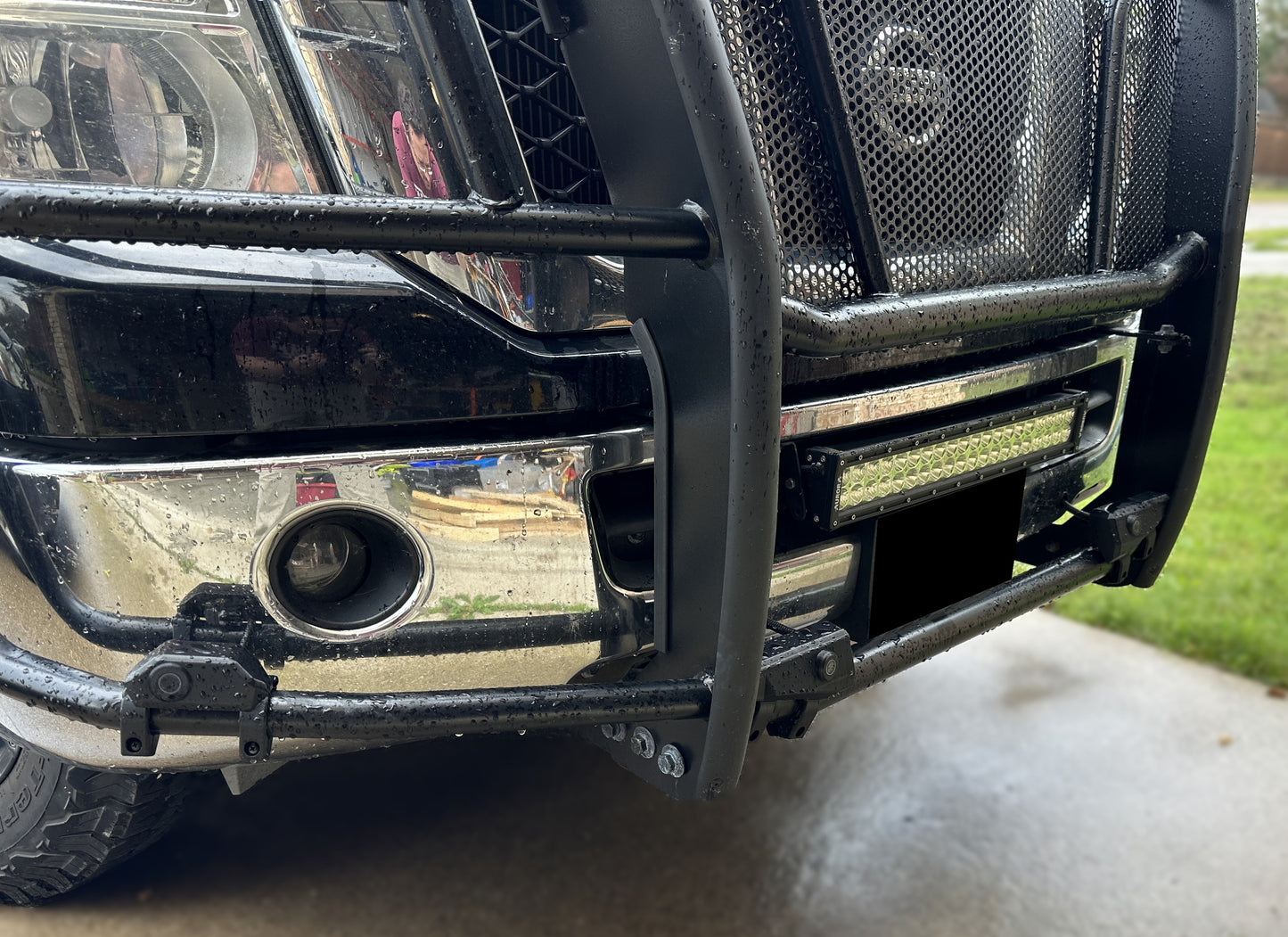 Nissan NV 2500/3500 TxRax Brush Guard Parking Sensor Housings