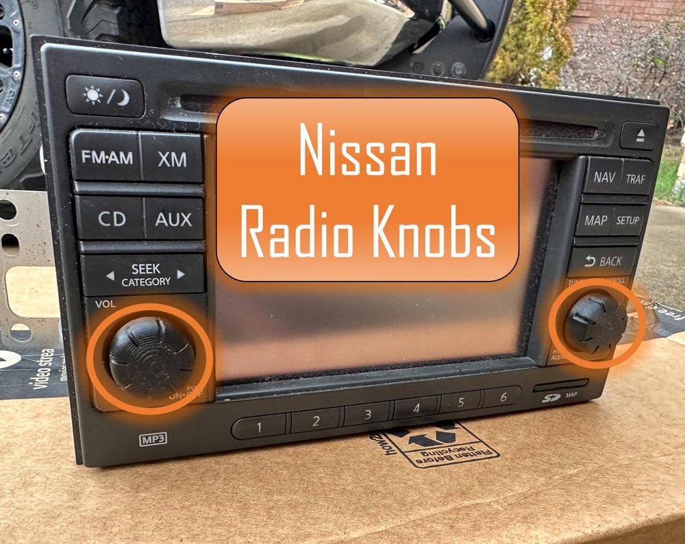 Nissan Radio Knobs (Pair)
