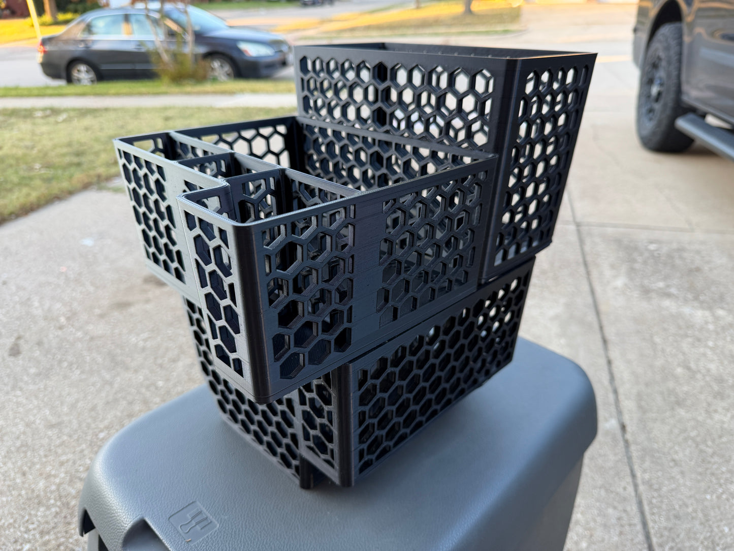 Nissan NV 3500 Center Console Storage Baskets