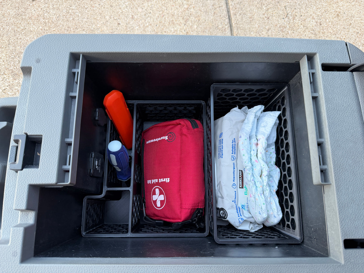 Nissan NV 3500 Center Console Storage Baskets