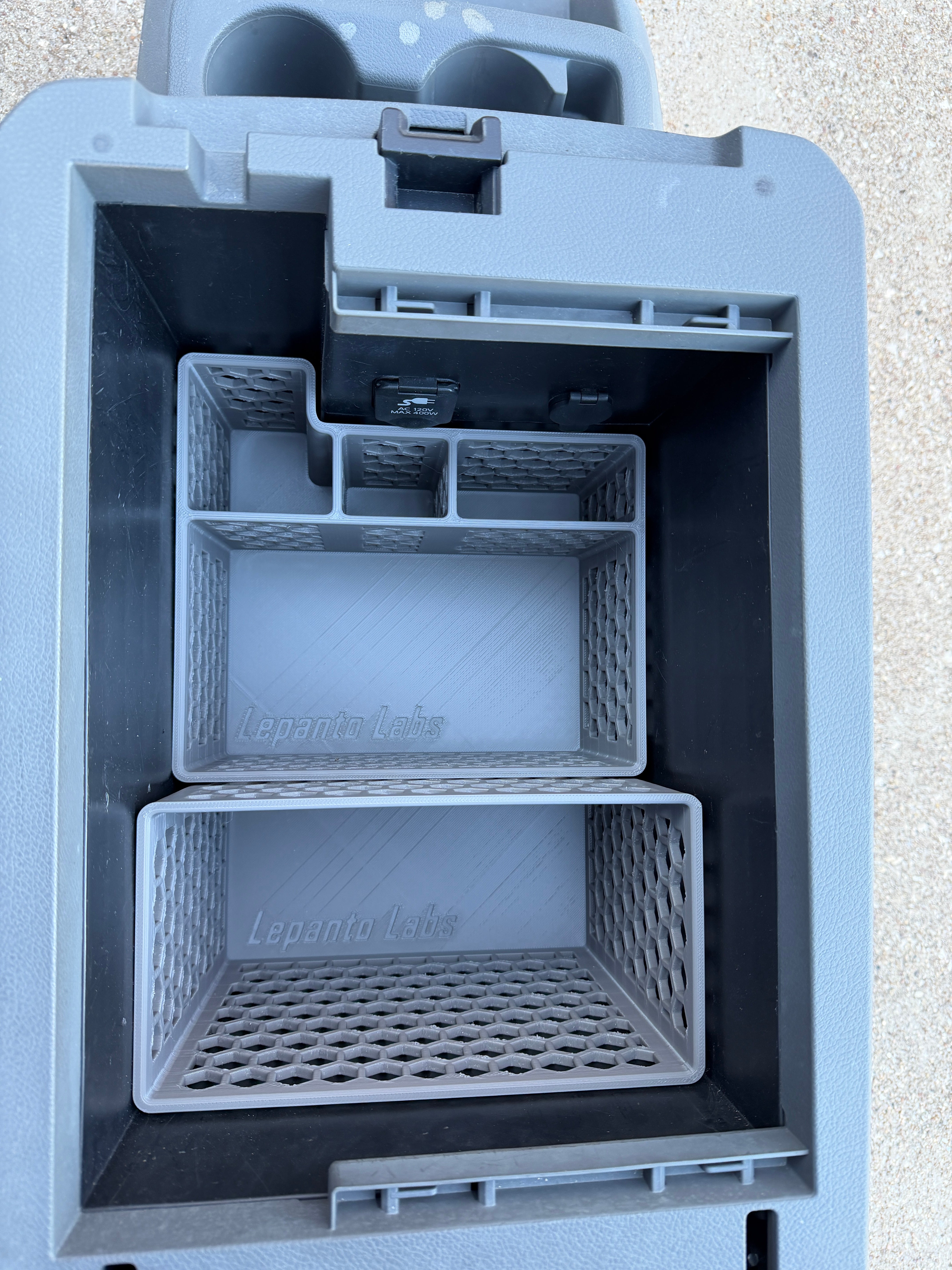 Nissan NV 3500 Center Console Storage Baskets – Lepanto Labs